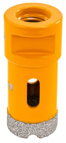Gyémánt lyukfúró gres lapokhoz 25 mm, M14, száraz/nedves, PM-DWK-25M14M – Powermat (PM1571)