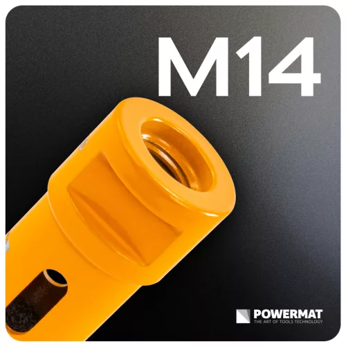 Gyémánt lyukfúró gres lapokhoz 25 mm, M14, száraz/nedves, PM-DWK-25M14M – Powermat (PM1571)