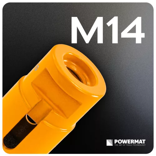 Gyémánt lyukfúró gres lapokhoz 30 mm, M14, száraz/nedves, PM-DWK-30M14M – Powermat (PM1572)