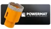 Gyémánt lyukfúró gres lapokhoz 40 mm, M14, száraz/nedves, PM-DWK-40M14M – Powermat (PM1574)