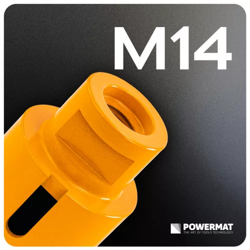 Gyémánt lyukfúró gres lapokhoz 40 mm, M14, száraz/nedves, PM-DWK-40M14M – Powermat (PM1574)