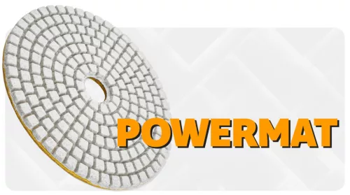 Gyémánt csiszoló- és polírozókorong tépőzáras 100 mm, 150-es szemcse, PM-DTS-1051T – Powermat (PM1583)