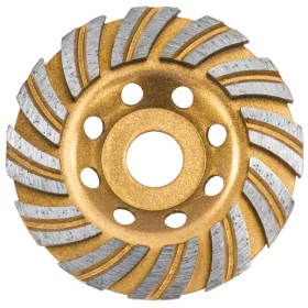  Gyémánt fazékkorong betoncsiszoláshoz 100 mm, 22,23 mm furat, 12 szegmens, PM-DTG-1051T – Powermat (PM1584)