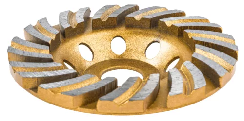 Gyémánt fazékkorong betoncsiszoláshoz 100 mm, 22,23 mm furat, 12 szegmens, PM-DTG-1051T – Powermat (PM1584)