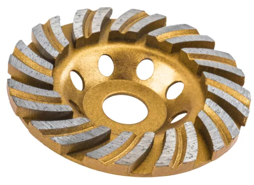 Gyémánt fazékkorong betoncsiszoláshoz 100 mm, 22,23 mm furat, 12 szegmens, PM-DTG-1051T – Powermat (PM1584)