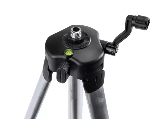 Háromlábú állvány keresztlézerhez 52–150 cm, 5/8" menet, libellával, tokkal, PM-SPLK-1.5M – Powermat (PM1586)