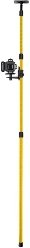 Kitámasztó rúd keresztlézerhez 112–300 cm, 5/8" menet, 360°-ban forgatható, PM-TPLK-3M – Powermat (PM1587)
