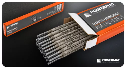 Rutilos hegesztőelektróda 3,25 × 350 mm, E6013, 1 kg, PM-ERC-3.25L3 – Powermat (PM1591)