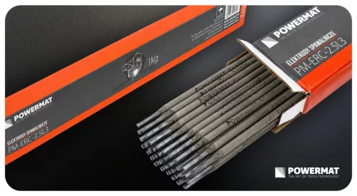 Rutilos hegesztőelektróda 2,5 × 350 mm, E6013, 1 kg, PM-ERC-2.5L3 – Powermat (PM1592)