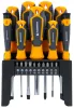Csavarhúzó és bit készlet 21 részes, mágneses heggyel, állvánnyal, CrV, PM-ZW-21ZN – Powermat (PM1597)