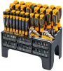 Precíziós csavarhúzó készlet 132 részes, 108 bittel, CrV, dobozban, PM-ZW-132ZN – Powermat (PM1598)