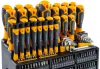 Precíziós csavarhúzó készlet 132 részes, 108 bittel, CrV, dobozban, PM-ZW-132ZN – Powermat (PM1598)