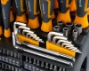 Precíziós csavarhúzó készlet 132 részes, 108 bittel, CrV, dobozban, PM-ZW-132ZN – Powermat (PM1598)