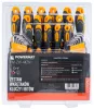 Csavarhúzó, bit és imbuszkulcs készlet 44 részes, mágneses heggyel, állvánnyal, PM-ZW-44ZN – Powermat (PM1600)