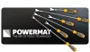 Kárpitbontó feszítővas készlet 6 részes, U és V véggel, 235/485 mm, PM-ZSTS-6ZN – Powermat (PM1603)