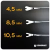 Kárpitbontó feszítővas készlet 6 részes, U és V véggel, 235/485 mm, PM-ZSTS-6ZN – Powermat (PM1603)