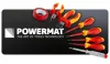 Szigetelt villanyszerelő szerszámkészlet 1000 V, VDE, 8 részes, tokban, PM-ZW-8ZI – Powermat (PM1604)