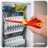 Szigetelt csavarhúzó készlet 1000 V, VDE, 7 részes, fázisceruzával, PM-ZW-7ZI – Powermat (PM1606)