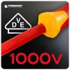 Szigetelt csavarhúzó készlet 1000 V, VDE, 8 részes, fázisceruzával, PM-ZW-8ZI2 – Powermat (PM1607)