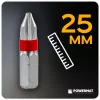 Bitkészlet 21 részes, mágneses bittartóval 60 mm, S2 acél, 1/4", PM-ZB-21ZN – Powermat (PM1609)