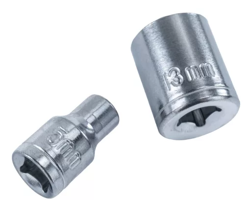 Bit- és dugófejkészlet racsnival 38 részes, 75 mm-es hosszabbítóval, CrV, PM-ZBN-38ZN – Powermat (PM1610)