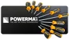 Csavarhúzó készlet 10 részes, mágneses heggyel, CrV, kofferben, PM-ZW-10ZN – Powermat (PM1612)