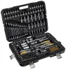 Dugókulcs készlet 216 részes, 1/2", 3/8" és 1/4", CrV, kofferben, PM-ZKNB-216SU-PRO – Powermat (PM1613)