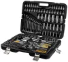 Dugókulcs készlet 216 részes, 1/2", 3/8" és 1/4", CrV, kofferben, PM-ZKNB-216SU-PRO – Powermat (PM1613)