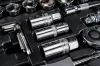 Dugókulcs készlet 216 részes, 1/2", 3/8" és 1/4", CrV, kofferben, PM-ZKNB-216SU-PRO – Powermat (PM1613)