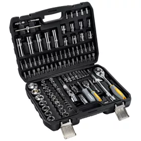   Dugókulcs készlet 108 részes, 1/2" és 1/4", CrV, kofferben, PM-ZKNB-108SU – Powermat (PM1614)