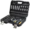 Dugókulcs készlet 108 részes, 1/2" és 1/4", CrV, kofferben, PM-ZKNB-108SU – Powermat (PM1614)
