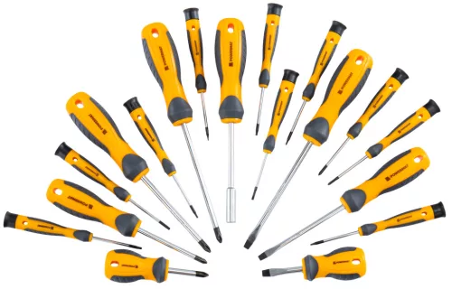 Csavarhúzó és bit készlet 58 részes, precíziós csavarhúzókkal, CrV, kofferben, PM-ZW-58ZN – Powermat (PM1615)