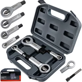   Anyaroppantó készlet 4 részes, 9–27 mm, CrV, kofferben, PM-ZPDN-4T – Powermat (PM1616)