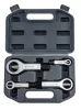 Anyaroppantó készlet 4 részes, 9–27 mm, CrV, kofferben, PM-ZPDN-4T – Powermat (PM1616)