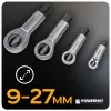 Anyaroppantó készlet 4 részes, 9–27 mm, CrV, kofferben, PM-ZPDN-4T – Powermat (PM1616)
