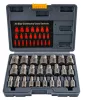 Csavarkiszedő készlet 25 részes, 1/8"–7/8", 42CrMo acél, kofferben, PM-ZWDS-25T – Powermat (PM1618)