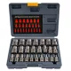Csavarkiszedő készlet 25 részes, 1/8"–7/8", 42CrMo acél, kofferben, PM-ZWDS-25T – Powermat (PM1618)