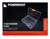 Csavarkiszedő készlet 25 részes, 1/8"–7/8", 42CrMo acél, kofferben, PM-ZWDS-25T – Powermat (PM1618)