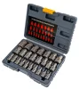 Csavarkiszedő készlet 25 részes, 1/8"–7/8", 42CrMo acél, kofferben, PM-ZWDS-25T – Powermat (PM1618)