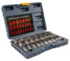 Csavarkiszedő készlet 25 részes, 1/8"–7/8", 42CrMo acél, kofferben, PM-ZWDS-25T – Powermat (PM1618)