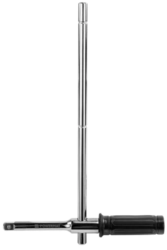 Összecsukható keresztkulcs kerékcseréhez 1/2", 40 cm, 17–23 mm dugófejekkel, PM-KLDK-400T – Powermat (PM1619)