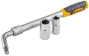 Teleszkópos kerékkulcs 1/2", állítható hosszúság, 17–23 mm dugófejekkel, PM-KLDK-530T – Powermat (PM1620)