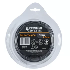   Damil fűkaszához 2,0 mm × 50 m, kerek, erősített, PM-ZTN-2.0-50M – Powermat (PM1633)
