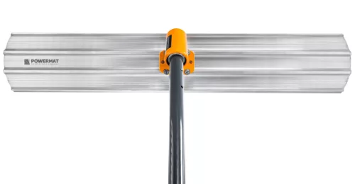 Kézi betonsimító léc alumínium 120 × 20 cm, nyéllel, PM-LDB-120T – Powermat (PM1637)