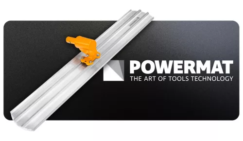 Kézi betonsimító léc alumínium 120 × 20 cm, nyéllel, PM-LDB-120T – Powermat (PM1637)