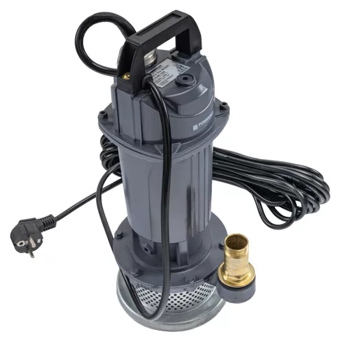 Merülőszivattyú tiszta és szennyezett vízhez 550 W, 7500 l/óra, 14 m, PM-PDWB-550T – Powermat (PM1639)
