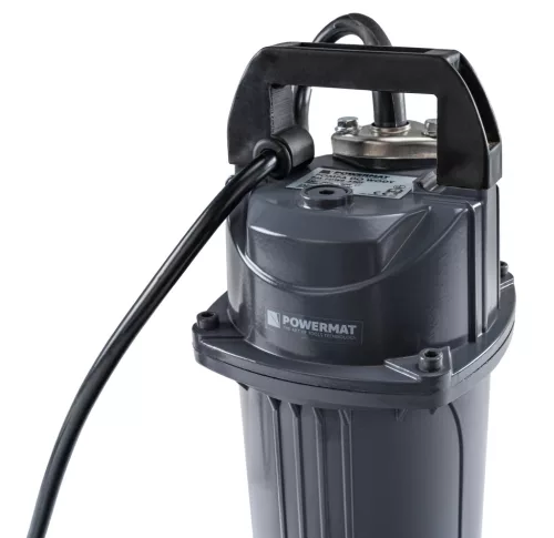 Merülőszivattyú tiszta és szennyezett vízhez 550 W, 7500 l/óra, 14 m, PM-PDWB-550T – Powermat (PM1639)