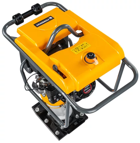 Benzinmotoros döngölőbéka 6,5 LE, 13 kN ütőerő, 65 cm tömörítési mélység, PM-SUS-80TLC – Powermat (PM1643)