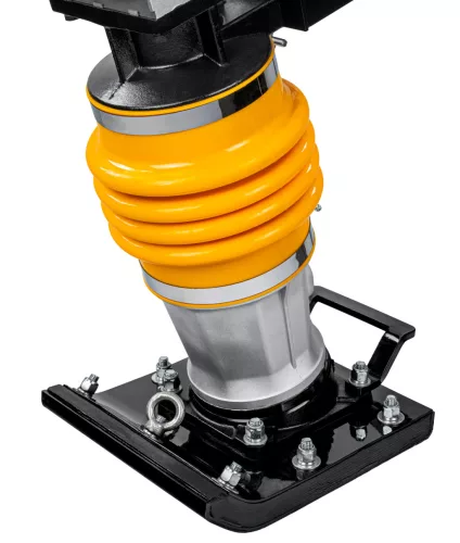 Benzinmotoros döngölőbéka 6,5 LE, 13 kN ütőerő, 65 cm tömörítési mélység, PM-SUS-80TLC – Powermat (PM1643)