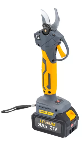 Akkus láncfűrész és metszőolló teleszkópos nyéllel, 21 V, 2 × 3 Ah, PM-PSWA-21V-3M – Powermat (PM1644)